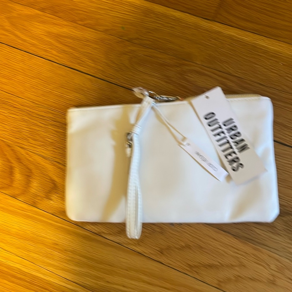 NWT Urban Outfitters White Wristlet